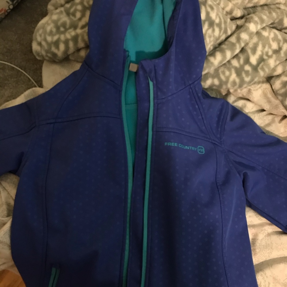 Free country zip up wind breaker